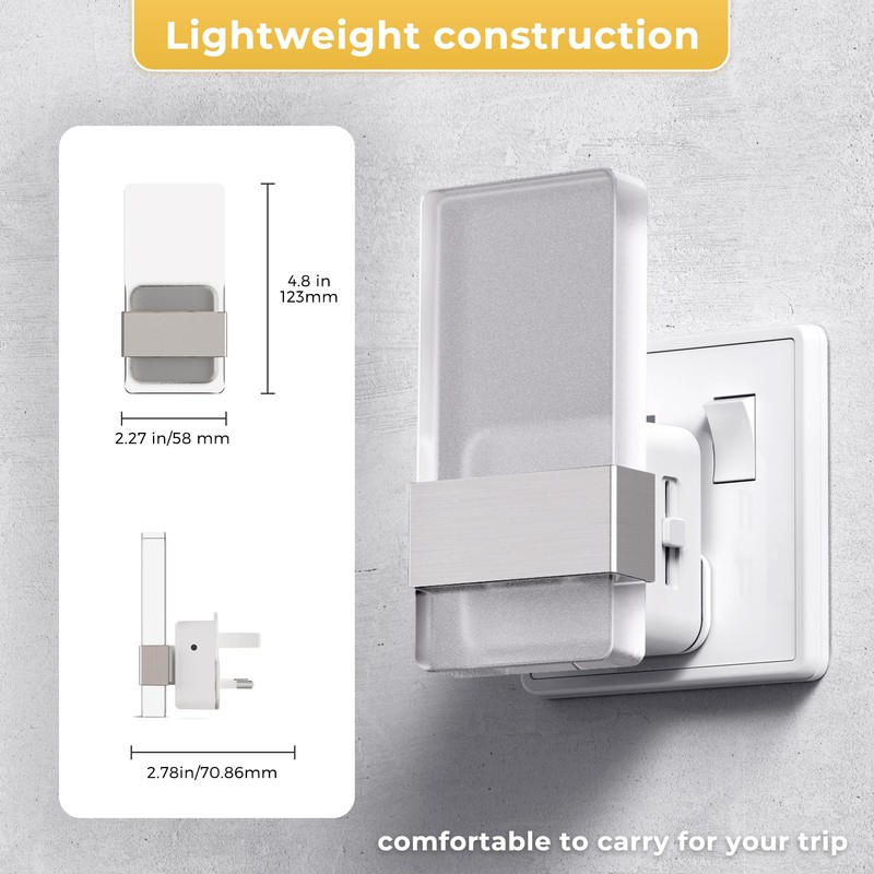 LOHAS-LED Night Light, Plug in Night Light with Dusk-to-Dawn Sensor,