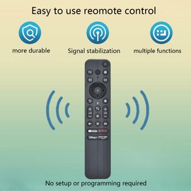 GHUST RMF-TX800U Voice Remote Control Replacement for Sony Smart 4K 8K TV XR-85Z9K XR-75Z9K KD-43X80K KD-43X85K KD-50X80K KD-50X85K KD-55X80K KD-55X85K KD-65X80K KD-65X85K KD-75X80K XR-55A80K