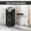 QYRDBGY Deposit Bottles Collection Container, Large Empty Collection Container, Foldable