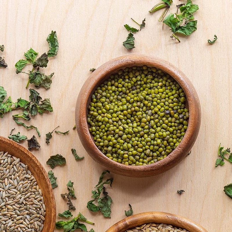 Mung beans (500g, 1.1 lb), mung beans without additives, vegan