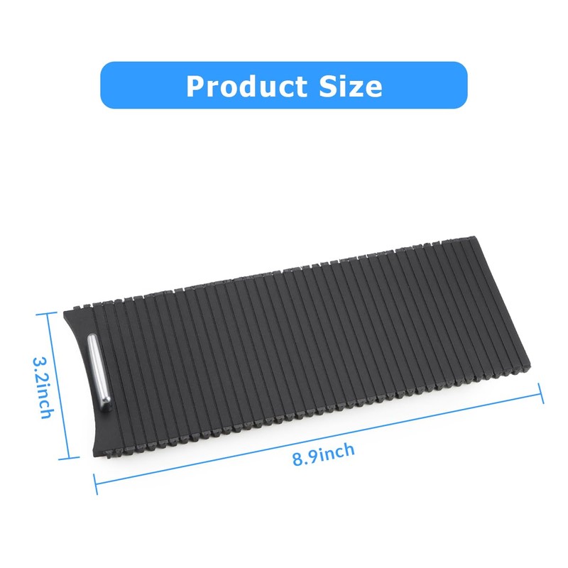 KOLOME Car Center Console Drinks Cover Slider Blind for 2009-2014