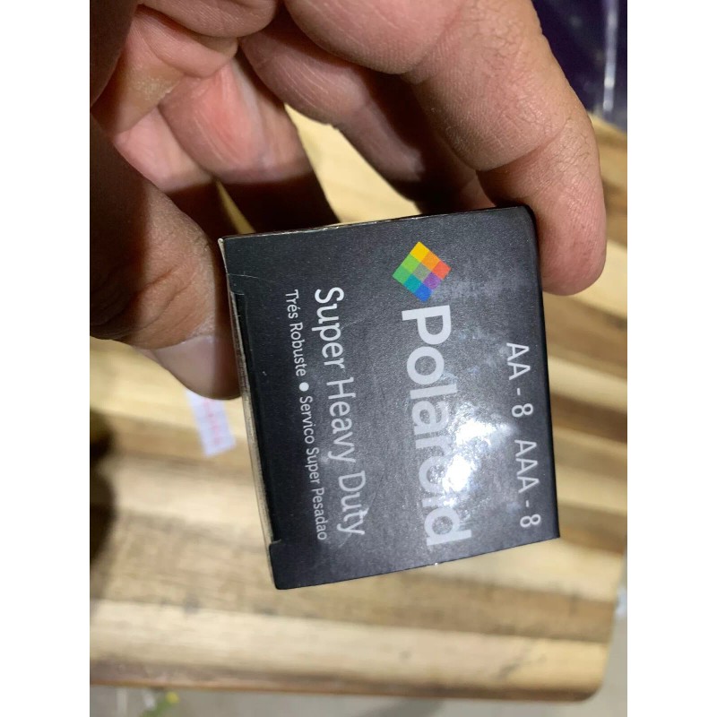 Polaroid Poloroid Super Heavy Duty Batteries AA X8 -AAAX8 (22000)