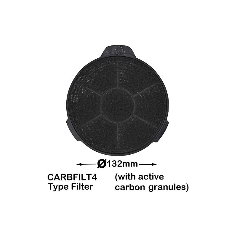 SPARES2GO Carbon Charcoal Vent Filter for B&Q CATA Extractor Cooker