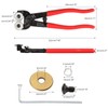 SPEEDWOX Glass Tile Nipper, Tile Cutter, Replacement Blades, Spare Replacement