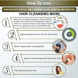 NATURAL HEALTH PRODUCTS NATURAL SHIKAKAI POWDER FOR HAIR, NATURAL ORGANIC HERBS, HAIR STRENGTHENING, HAIR SHAMPOO, SHINE, CONDITIONING, 200GM