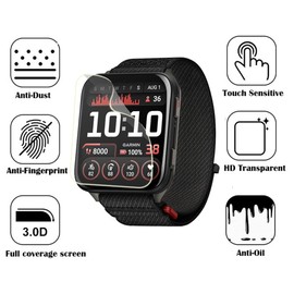 Covthch Compatible for Garmin Venu X1 Screen Protector, Anti-Fingerprint, Anti-Scratch, Bubble Free, Clear Soft TPU Screen Protector Film Compatible for Garmin Venu X1 GPS SmartWatch, 3-Pack