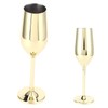 200ml Goblet Stainless Steel Champagne Glass Drinking Cup for Bar/Party