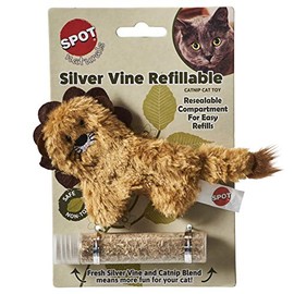 SPOT Naturals Silver Vine Refillable Cat Toy with Catnip
