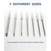 HOPLEX Panel Line Scriber Model Chisel with 0.1/0.2/0.4/0.6/0.8/1.0/2.0mm Blade Resin
