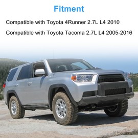 zayody Lower Engine Oil Pan Sump with Drain Plug Compatible with Toyota 4Runner 2010 Tacoma 2005-2016 2.7L L4 Engine Oil Pan Replacement for 264-540 12102-75021 264540 1210275021 TOP39A