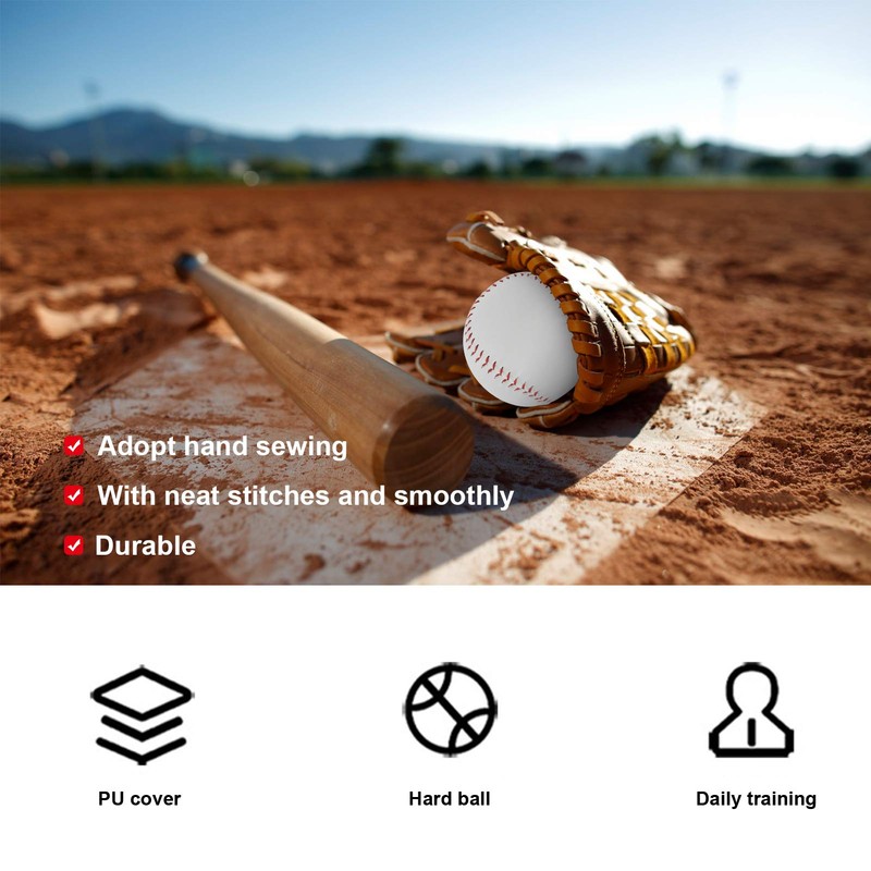 Softball Ball, Sports Accessory, Hand Sewing Wear-Resistant High Elastic for