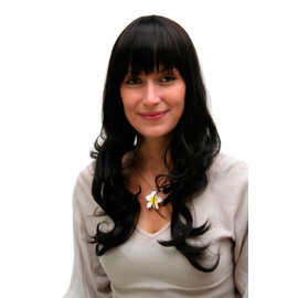 LATIN BEAUTY Quality Lady Wig DREAM WIG long DARK BROWN COYIy curling ends (285 Colour 3)