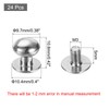 QUARKZMAN Mini Round Knobs, Small Drawer Handles, Cupboard Knobs, Pulls