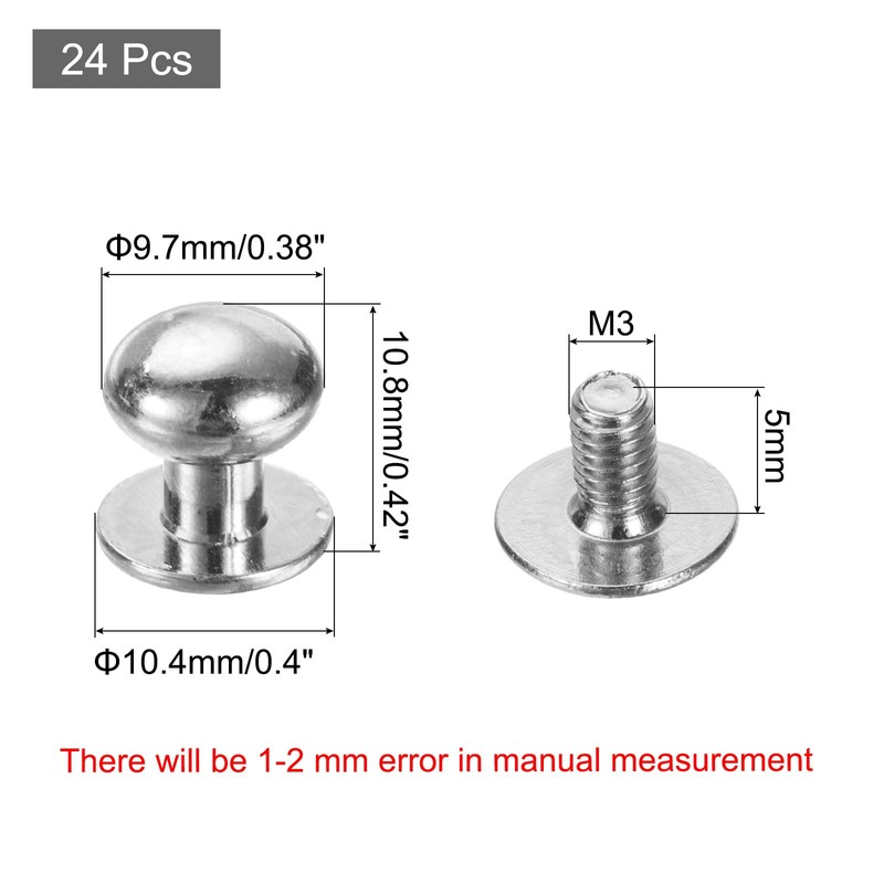 QUARKZMAN Mini Round Knobs, Small Drawer Handles, Cupboard Knobs, Pulls