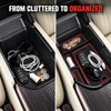 Center Console Armrest Storage Tray Organizer for Toyota Camry XV70