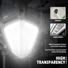 Lorababer Motorcycle Front Headlight Protector Head Light Lens Shield Guard