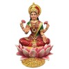 PT Pacific Trading Lakshmi Hindu Goddess on Lotus Statue Sculpture