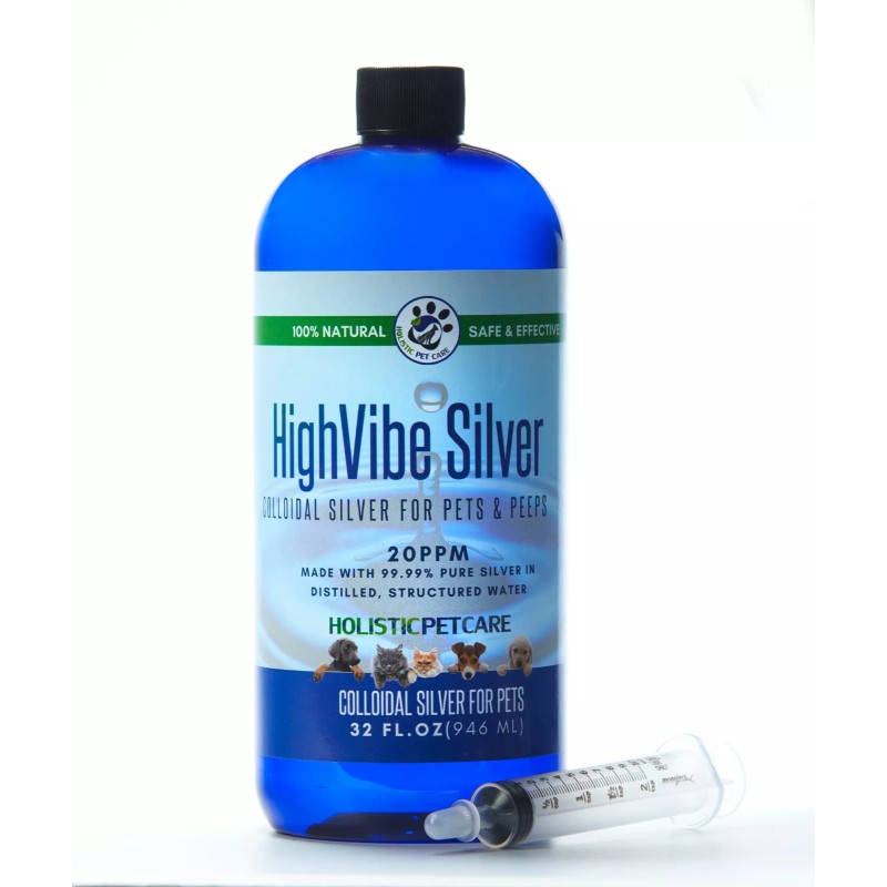 Holistic Pet Care Colloidal Silver for Pets, Dogs, Cats, Birds