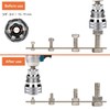 ArtisanShow Universal Adjustable Socket Wrench, Fits Standard 10-19mm, Metric 3/8-3/4''