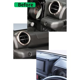 Tsuchiya Yac JB64/74 for Jimny JB64/74, Air Conditioner, Drink Holder, For Driver's Passenger, Smartphone Holder Set, Polycarbonate, SY-SZ4, SY-SZ5, SY-SZ6, Black