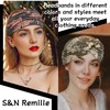 S&N Remille Wide Boho Headbands for Women Extra Large Turban