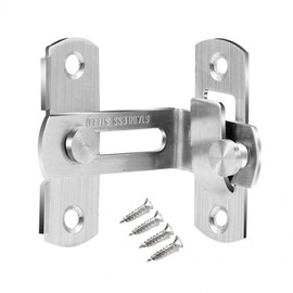 Door Safety Hasp Latch Corner Door Lock (Small) DD-12254 4ea