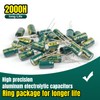 BEEYUIHF 925Pcs 36Values Aluminum Electrolytic Capacitor Assortment Kit Lowesr Capacitors