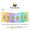 Flor Paz Caja Surtido Variedad Sabores Infusión Herbal Orgánica Artesanal