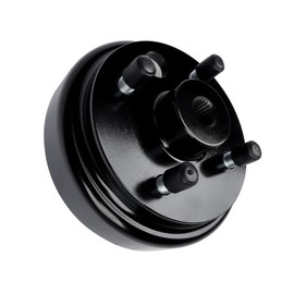 Enocos 21807-G1 30 Teeth Golf Cart Brake Drum Hub Assembly 1inch Compatible with 1991-Up 4 Cycle Gas EZGO Golf Cart, Replace# 41843-94 Large Hole Fine Sp-Lined Brake Drum