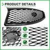 MATMACRO Gloss Black Grille For Infiniti Q50 Front Hood Upper
