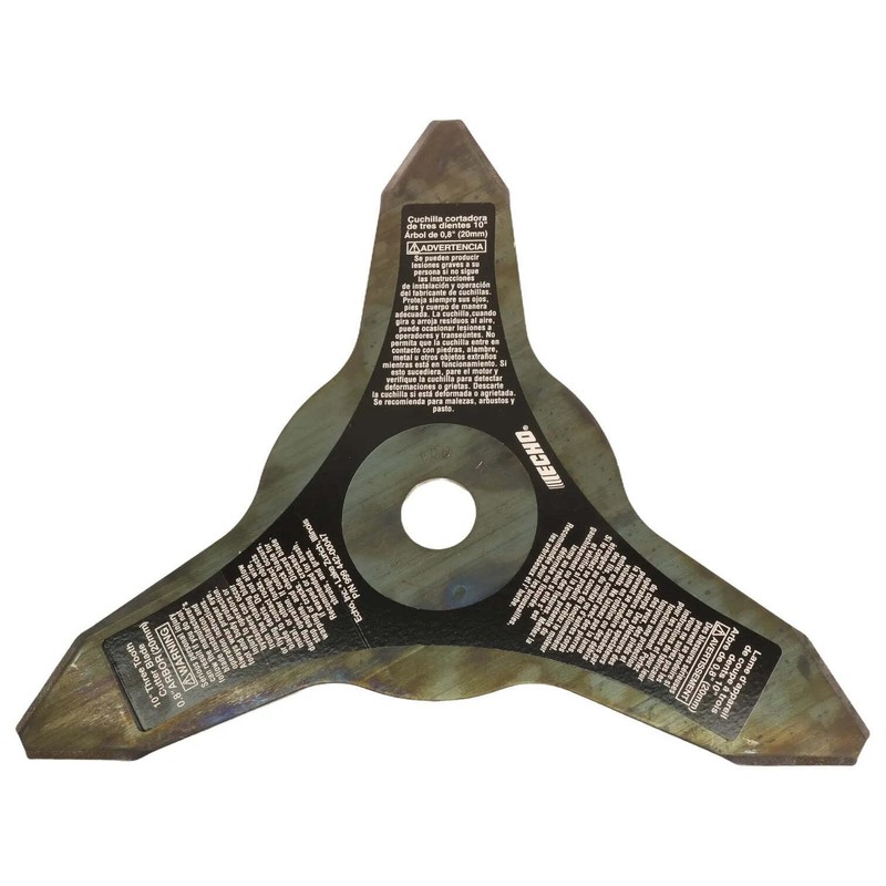 Echo 99944200047 3-Tooth Grass & Weed Blade (20mm Arbor)