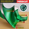 3/4"x 12" Auger Drill Bit for Wood, Hex Shank Tri-Flute