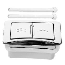HOMSFOU Buttons Dual Flush Button Toilet Push Button Toilet Water-Saving Accessory Sanitary Toilet Button Water Tank Square Button Accessories Suite Sanitary Ware Mp114 Square Press Abs