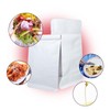 Grease Bag Disposable, 50 Pcs Food Storage Bags, Foil Grease
