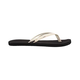 Reef Women's, Double Bliss Thong Sandal White 11 M