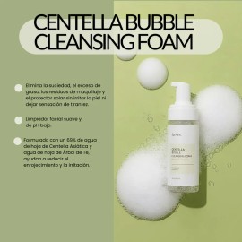 iUNIK Limpiador Facial Espuma Coreano con Centella Asitica 150 ml Limpieza Profunda que Calma Piel Sensible Reduce Irritacin y Brotes No Reseca...    