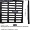MASSLUNT Cast Iron Drain Grate, 20x20 Outdoor Drain Cover, C