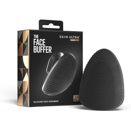 MANSCAPED The Face Buffer - Limpiador facial de silicona para hombre para nutrir, limpiar profundamente y exfoliar tu piel, mango de ventosa antideslizante, masaje facial suave, paquete de 1