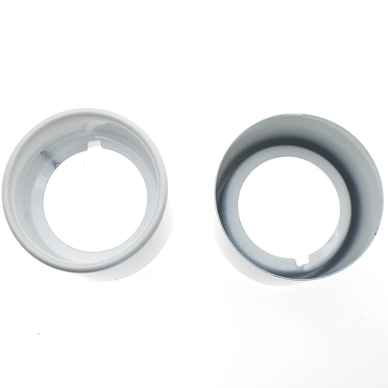 FDXGYH Light Socket Shade Rings 2 Pack Metal Lamp Shade