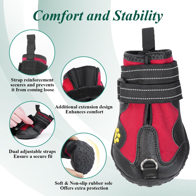 Strap-On Drop Foot Brace (No Knuckling Boot Brace) for Dogs—