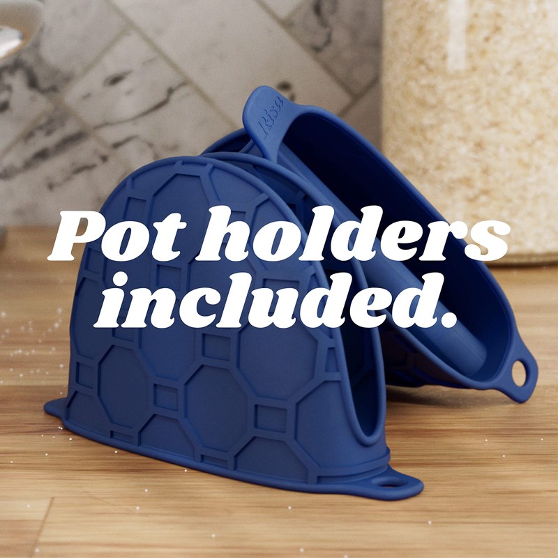 Nontoxic, nonstick BPA-free Risa kitchen stock pot with lid and