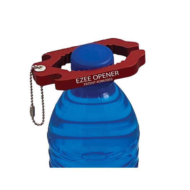 Ezee Opener - (Blue) Aluminum Keychain Multi use opener -