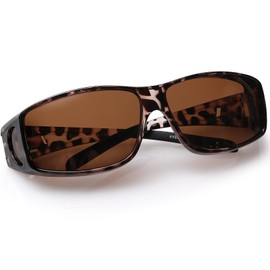 Fit Over Wrap Sunglasses Polarized Lens Wear Over Eyeglasses 100% UV Protection for Men and Women