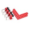 Square Positioning Ruler Kit Aluminum Alloy Right Angle 90 Degree