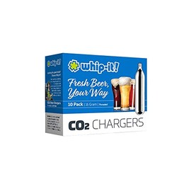 Whip-It! 10 Pack 16g Beer Chargers (Threaded)