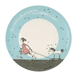 Goebel Plate Barbara Freundlieb - Die sind doch alle verrückt