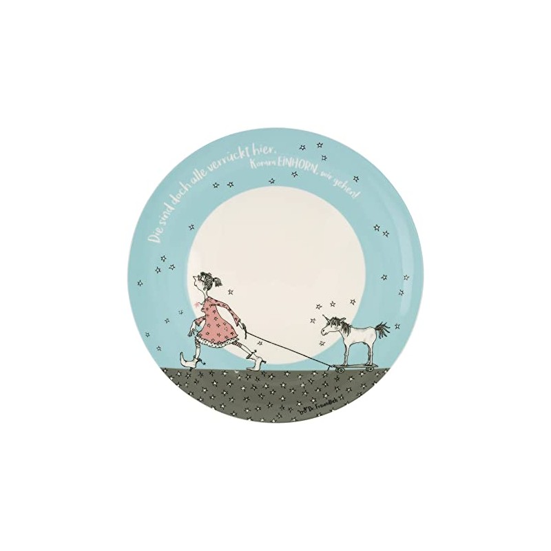 Goebel Plate Barbara Freundlieb - Die sind doch alle verrückt