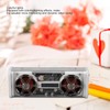 Generic Transparent Speaker with Subwoofer, 5.3, Colorful Lights for Home,