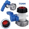 Nizirioo IBC Water Tank Universal Adapter: Container Flap Tap Stopcock