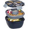 Greentainer Lunch Box Lightweight Bento Box with 1 Fork, Salad